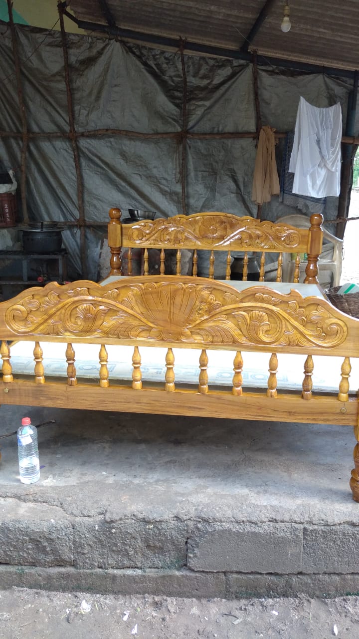 beros and cots made of teak