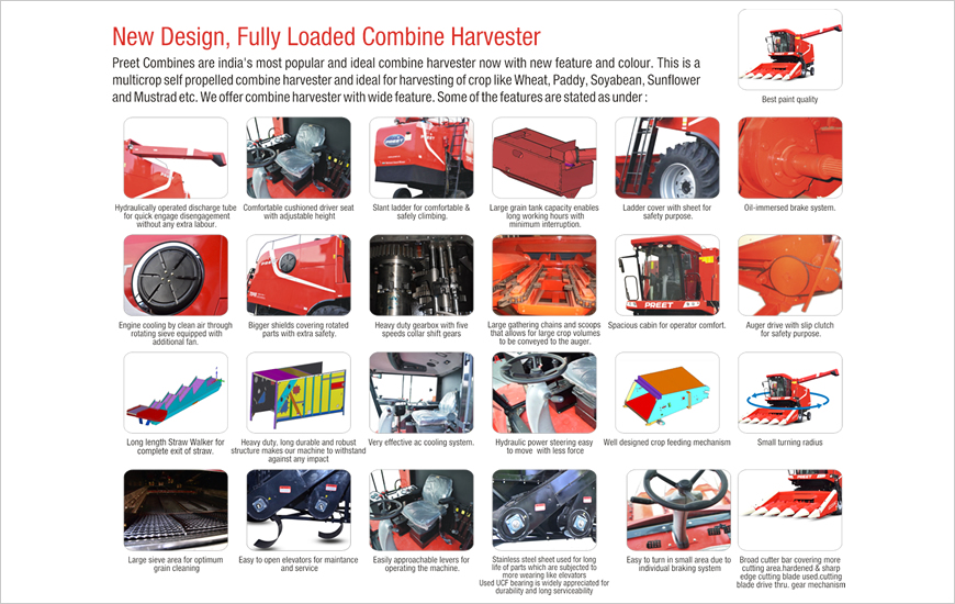 PREET 7049 – Mazie Special Combine Harvester with AC Cabin