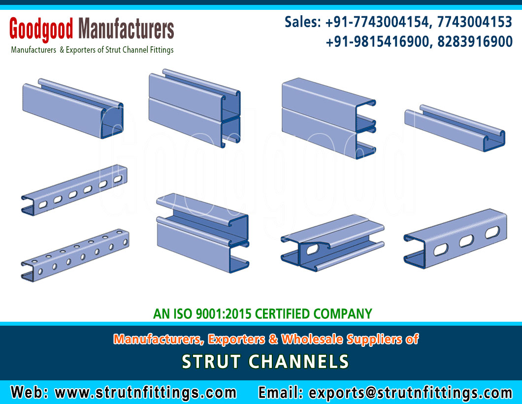 Strut Support Systems, Channel Bractery & Fittings manufacturers exporters