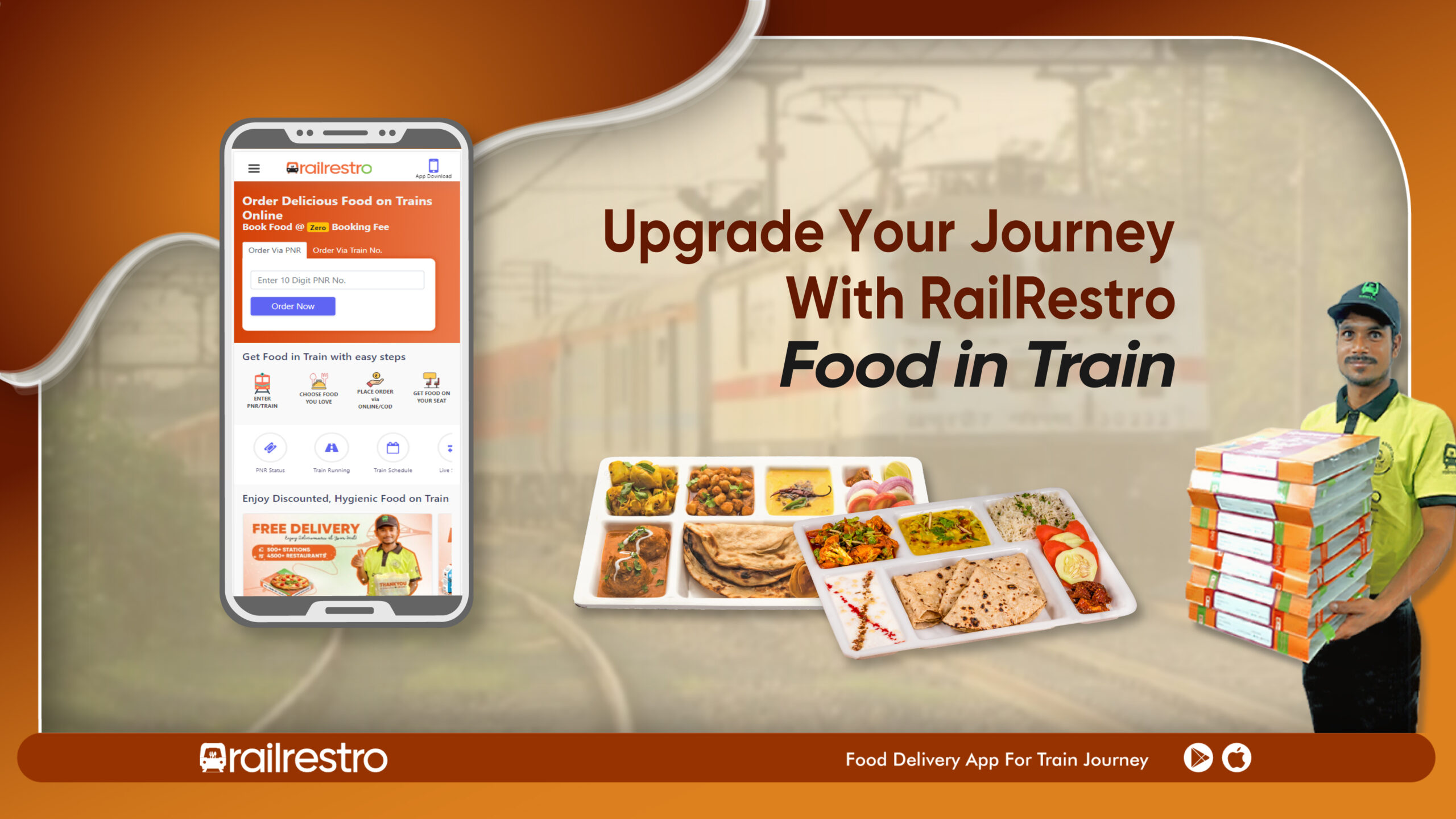 Upgrade Your Journey with RailRestro Food in Train