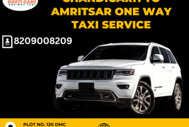 Chandigarh To Amritsar One Way Taxi Service