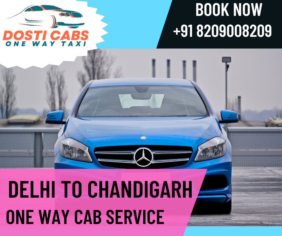 Delhi To Chandigarh One Way Cab Service