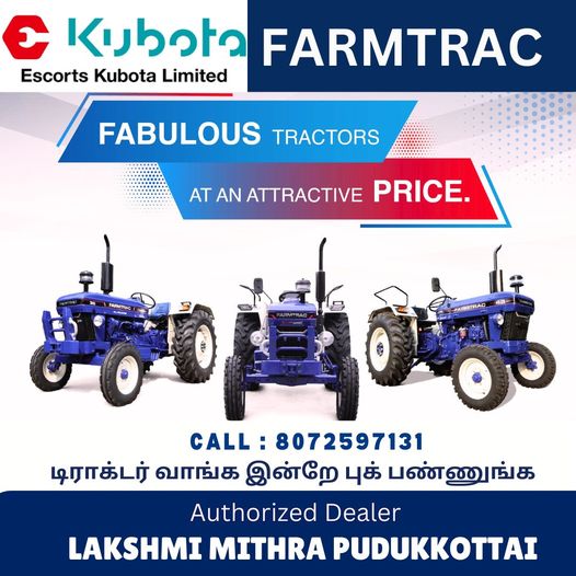 FARMTRAC 45 TRACTOR  SALES IN PUDUKKOTTAI